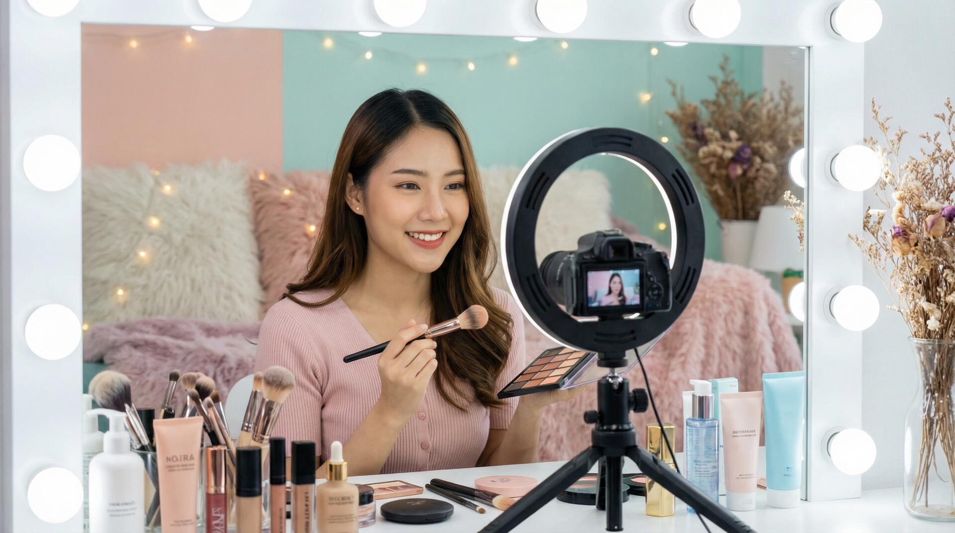 17c一起草美妆视频教程